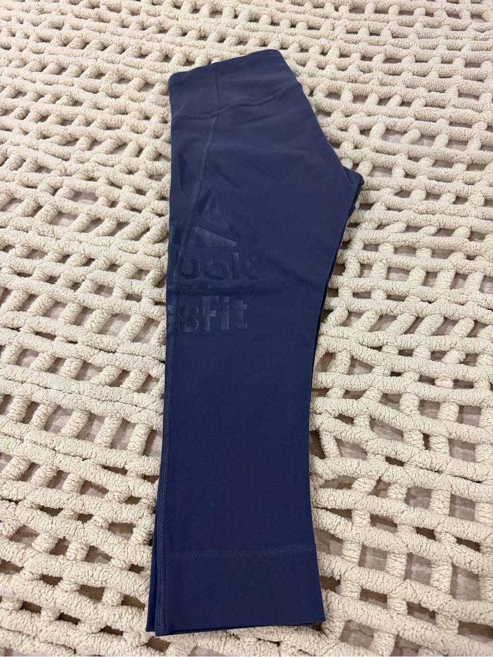 Reebok Navy Blue women’s Athletic Capri Leggings #0213
